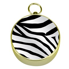 White Tiger Skin Gold Compasses by BangZart