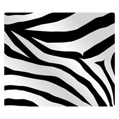 White Tiger Skin Double Sided Flano Blanket (small)  by BangZart