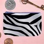 White Tiger Skin Large Coin Purse Front