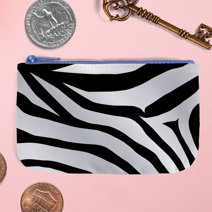 White Tiger Skin Large Coin Purse