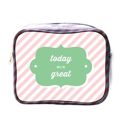 Today Will Be Great Mini Toiletries Bags by BangZart