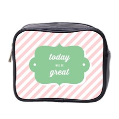 Today Will Be Great Mini Toiletries Bag 2-side by BangZart