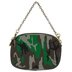 Army Green Camouflage Chain Purses (two Sides)  by BangZart