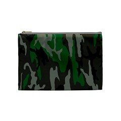 Army Green Camouflage Cosmetic Bag (medium)  by BangZart