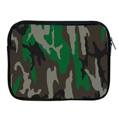 Army Green Camouflage Apple Ipad 2/3/4 Zipper Cases by BangZart