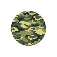 Camouflage Camo Pattern Magnet 3  (round) by BangZart