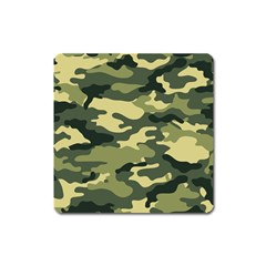 Camouflage Camo Pattern Square Magnet by BangZart