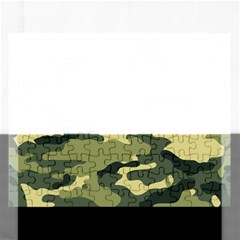 Camouflage Camo Pattern Rectangular Jigsaw Puzzl by BangZart