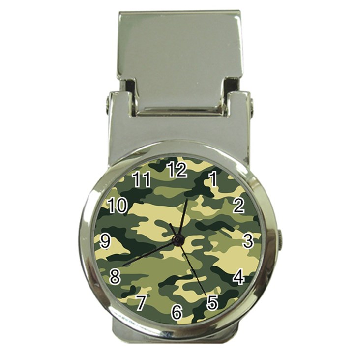 Camouflage Camo Pattern Money Clip Watches