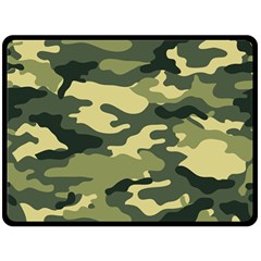 Camouflage Camo Pattern Fleece Blanket (large)  by BangZart