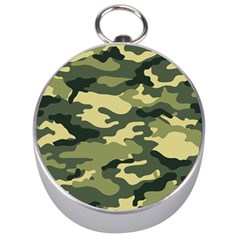 Camouflage Camo Pattern Silver Compasses by BangZart