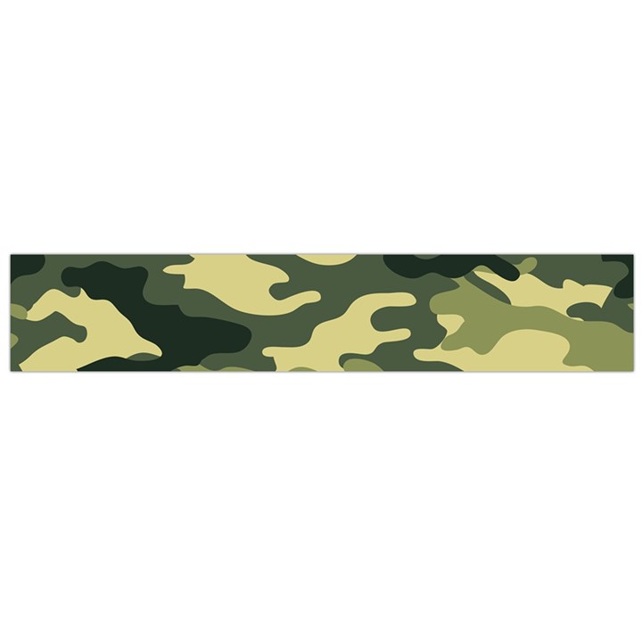 Camouflage Camo Pattern Flano Scarf (Large)