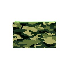 Camouflage Camo Pattern Cosmetic Bag (xs) by BangZart