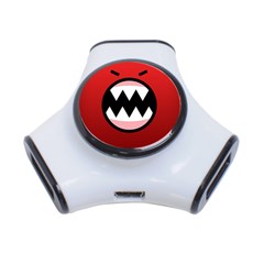 Funny Angry 3-port Usb Hub by BangZart