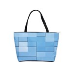 Blue Squares Iphone 5 Wallpaper Shoulder Handbags Front