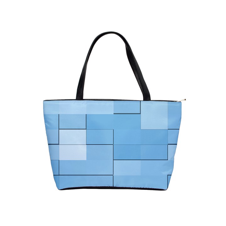 Blue Squares Iphone 5 Wallpaper Shoulder Handbags