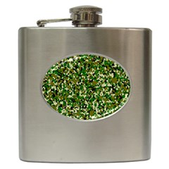 Camo Pattern Hip Flask (6 Oz) by BangZart