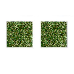 Camo Pattern Cufflinks (square) by BangZart