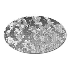 Camouflage Patterns Oval Magnet by BangZart