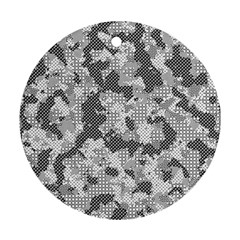 Camouflage Patterns Round Ornament (two Sides) by BangZart