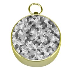 Camouflage Patterns Gold Compasses by BangZart