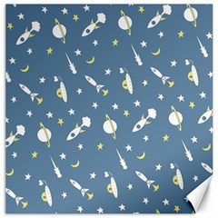 Space Rockets Pattern Canvas 20  X 20   by BangZart