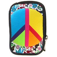 Peace Sign Animals Pattern Compact Camera Cases by BangZart