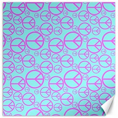 Peace Sign Backgrounds Canvas 16  X 16   by BangZart