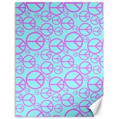 Peace Sign Backgrounds Canvas 18  X 24   by BangZart