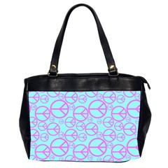 Peace Sign Backgrounds Office Handbags (2 Sides)  by BangZart