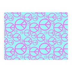 Peace Sign Backgrounds Double Sided Flano Blanket (mini)  by BangZart