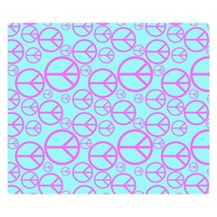 Peace Sign Backgrounds Double Sided Flano Blanket (small)  by BangZart