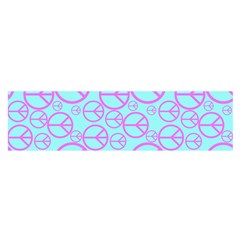 Peace Sign Backgrounds Satin Scarf (oblong) by BangZart