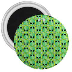 Alien Pattern 3  Magnets by BangZart