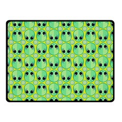 Alien Pattern Double Sided Fleece Blanket (small)  by BangZart