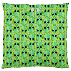 Alien Pattern Large Flano Cushion Case (one Side) by BangZart