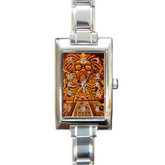 Alien Dj Rectangle Italian Charm Watch by BangZart