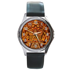 Alien Dj Round Metal Watch by BangZart