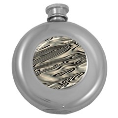 Alien Planet Surface Round Hip Flask (5 Oz) by BangZart