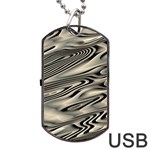 Alien Planet Surface Dog Tag USB Flash (Two Sides) Front