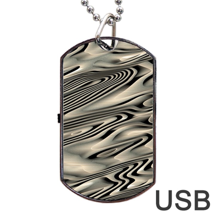 Alien Planet Surface Dog Tag USB Flash (Two Sides)