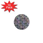 Peace Pattern 1  Mini Magnet (10 pack)  Front