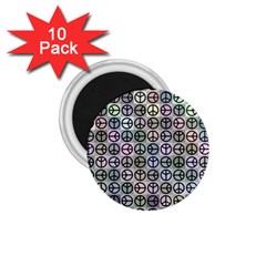 Peace Pattern 1 75  Magnets (10 Pack)  by BangZart