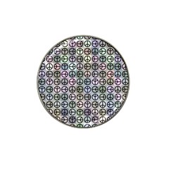 Peace Pattern Hat Clip Ball Marker by BangZart