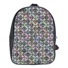 Peace Pattern School Bags(large)  by BangZart