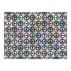 Peace Pattern Double Sided Flano Blanket (mini)  by BangZart