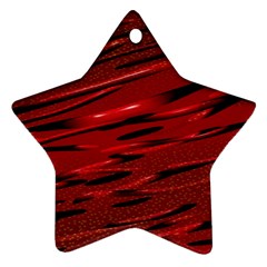 Alien Sine Pattern Star Ornament (two Sides) by BangZart