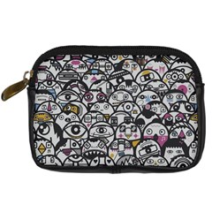 Alien Crowd Pattern Digital Camera Cases by BangZart