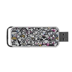 Alien Crowd Pattern Portable Usb Flash (one Side) by BangZart