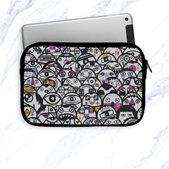 Alien Crowd Pattern Apple Ipad Mini Zipper Cases by BangZart